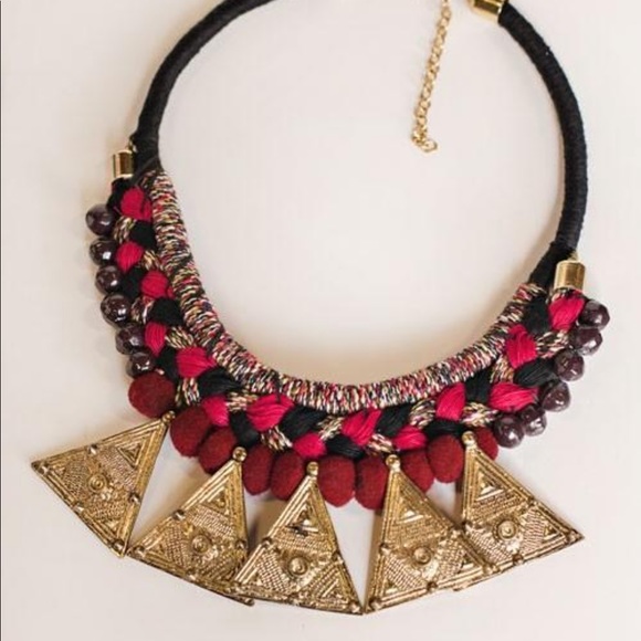 Bohemian Bib Necklace - Picture 3 of 3